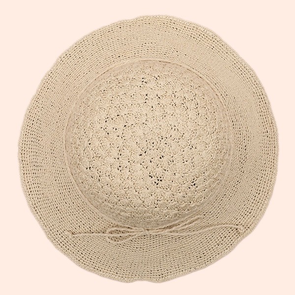 

Solid Sun Hat, Beige