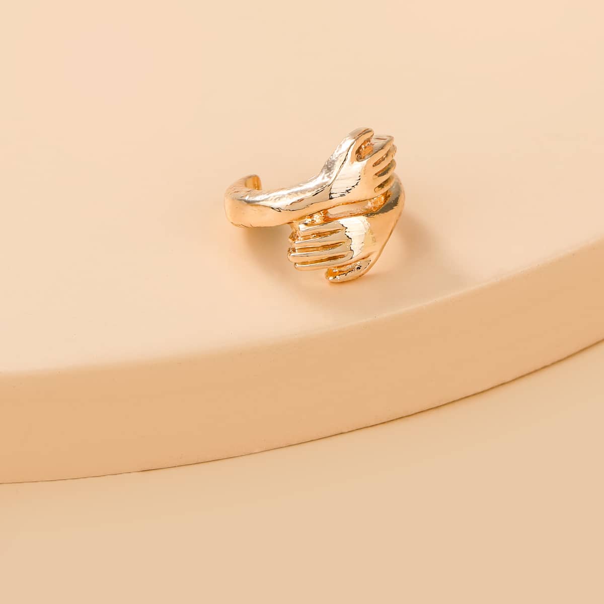 

1pc Simple Ear Cuff, Gold