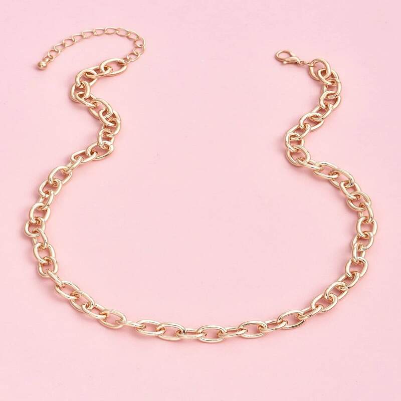 

Minimalist Chain Necklace, Gold