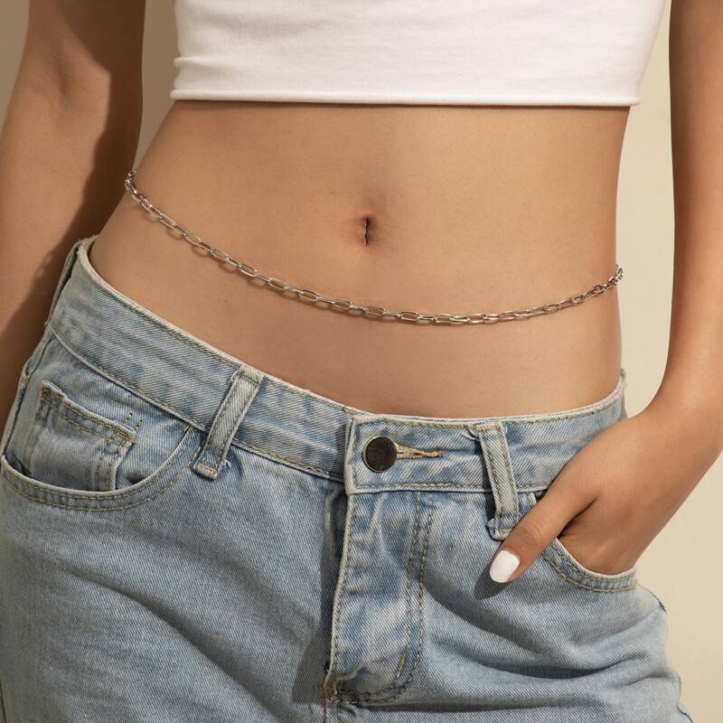 

Minimalist Waist Chain, Silver