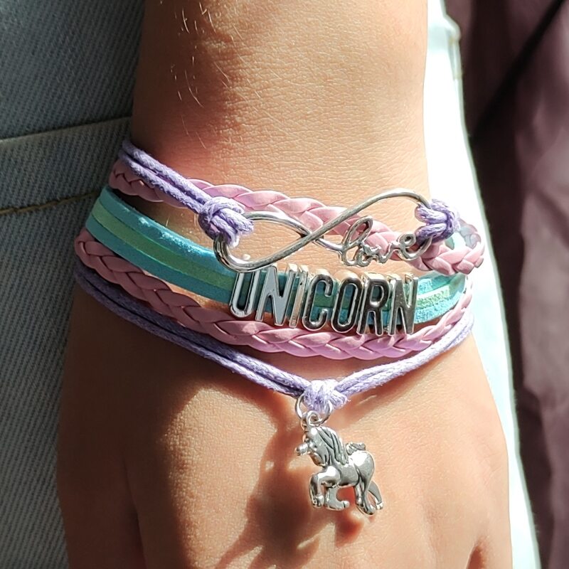 

Unicorn Layered Rope Bracelet, Multicolor