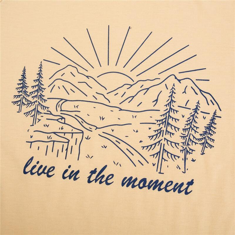 

Letter Mountain Graphic Tee, Apricot