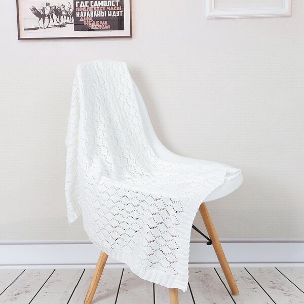

Baby Solid Blanket, White