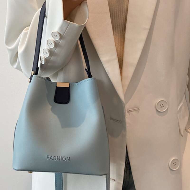 

Minimalist Satchel Bag, Blue