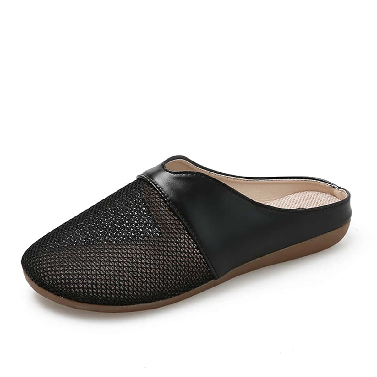 

Minimalist Flat Mules, Black
