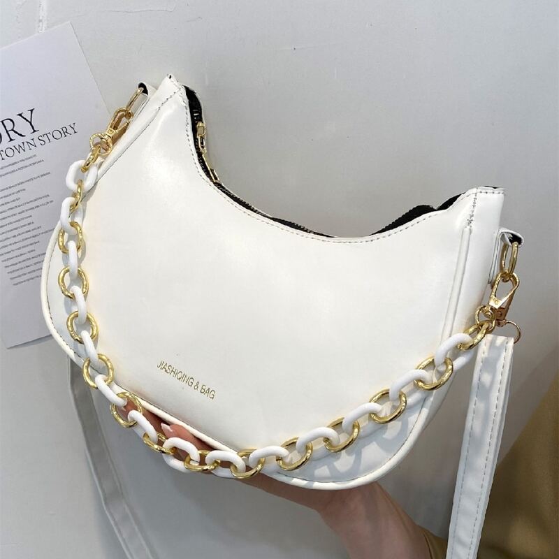

Minimalist Shoulder Bag, White