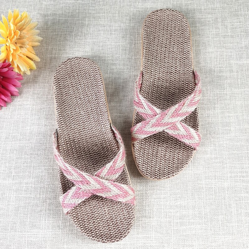 

Criss Cross Slides, Dusty pink