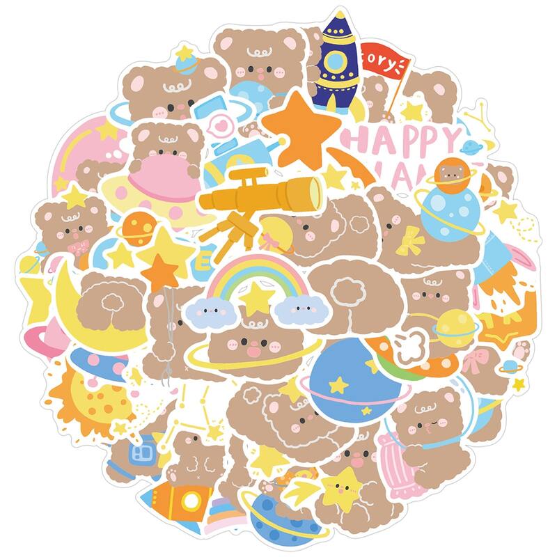

40pcs Cartoon Pattern Sticker, Multicolor