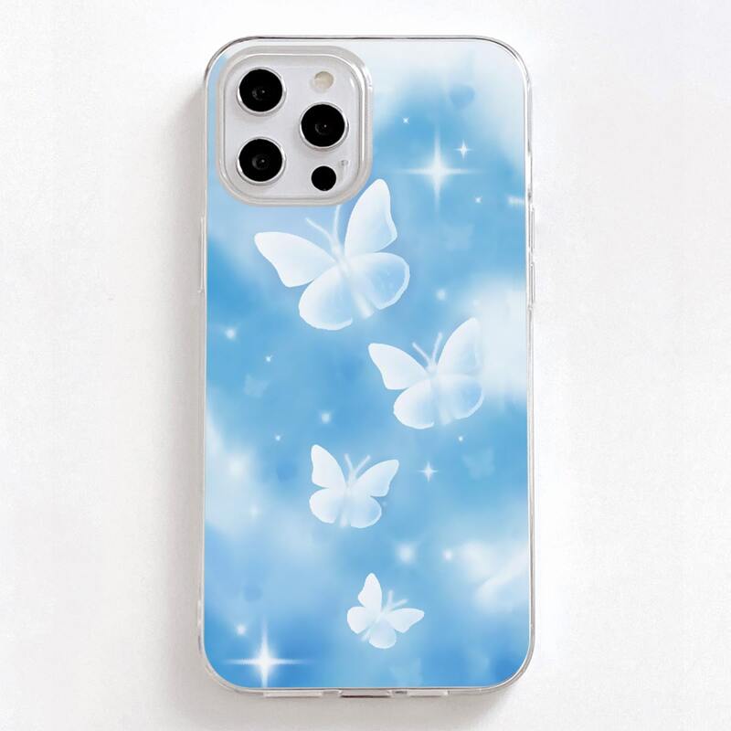 

Butterfly Print Phone Case, Multicolor