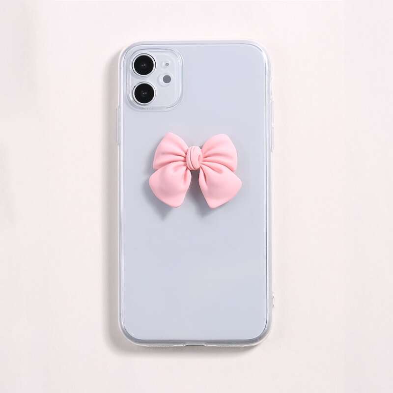 

Bow Decor Phone Case, Multicolor