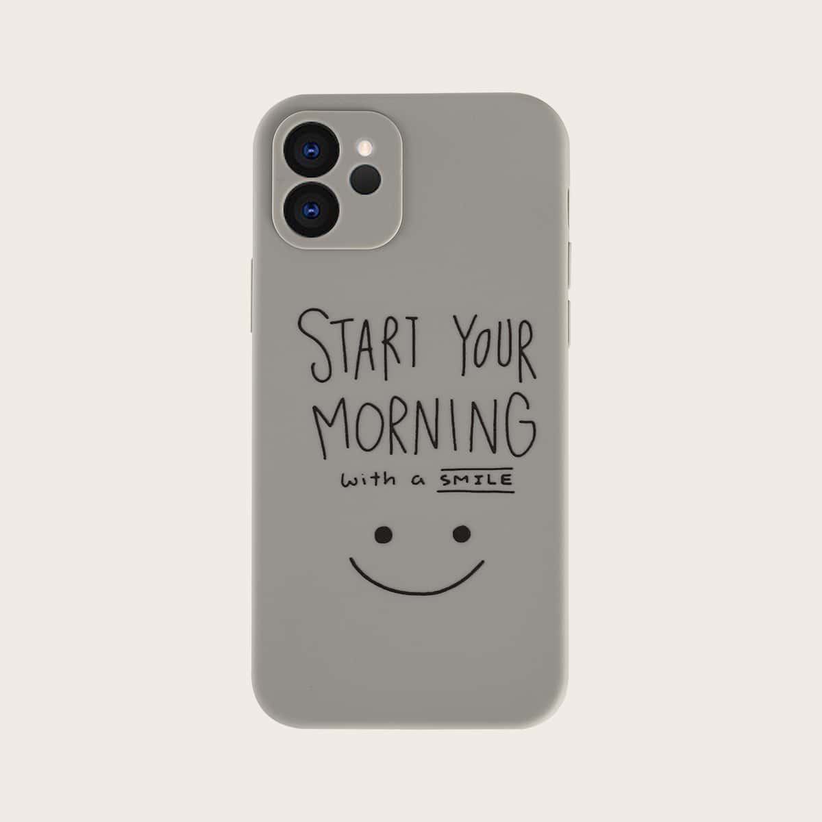 

Letter Graphic Phone Case, Multicolor