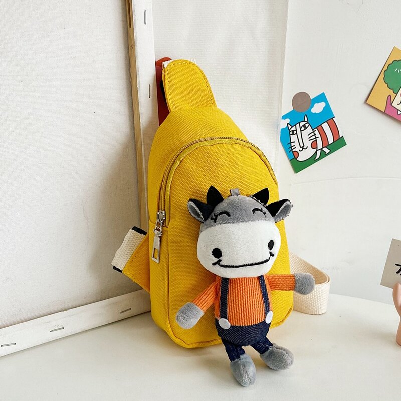 

Cow Decor Sling Bag, Yellow