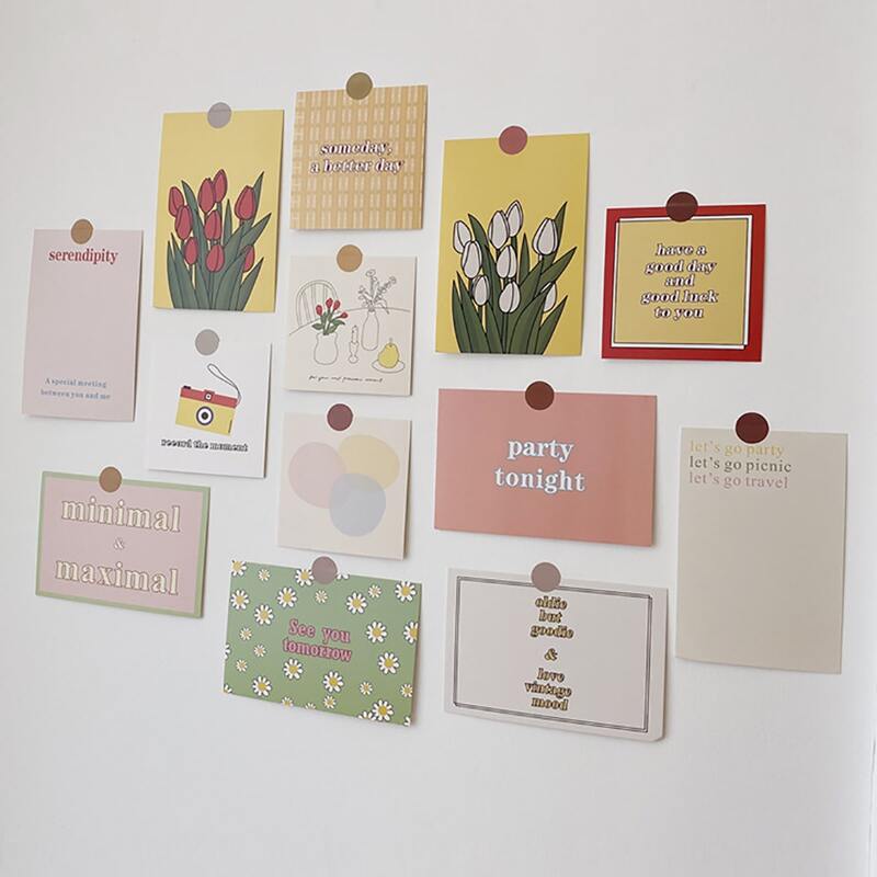 

13sheets Graphic Wall Decoration Paper, Multicolor