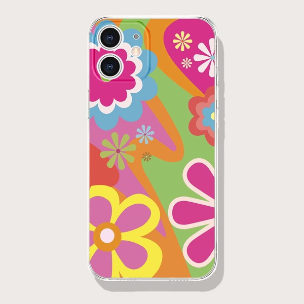 

Cartoon Flower Phone Case, Multicolor