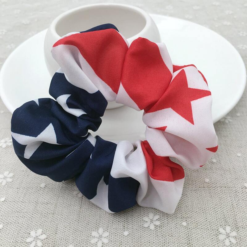

2pcs Random Graphic Hair Tie, Multicolor