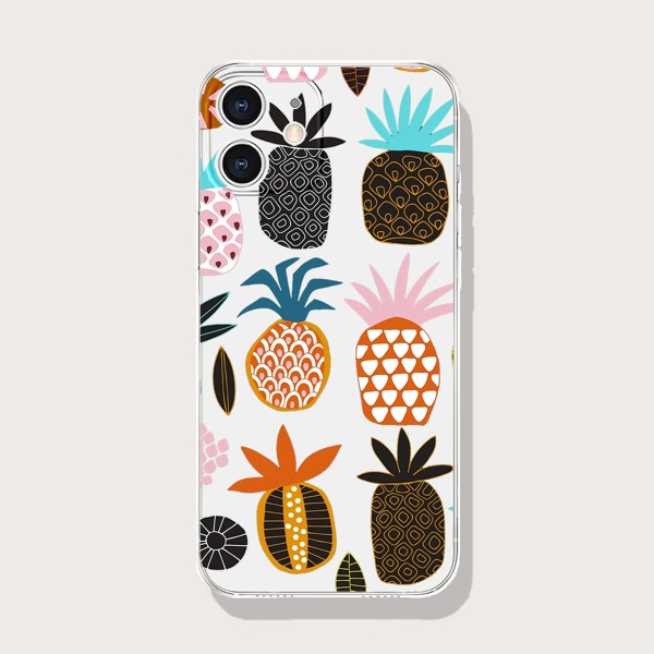 

Pineapple Painted Phone Case, Clear