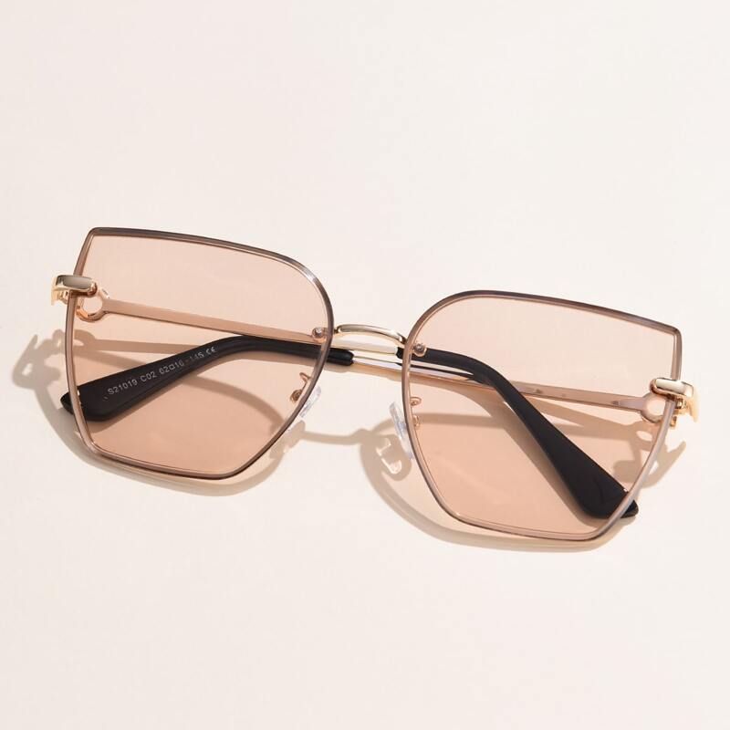 

1pc Metal Frame Sunglasses