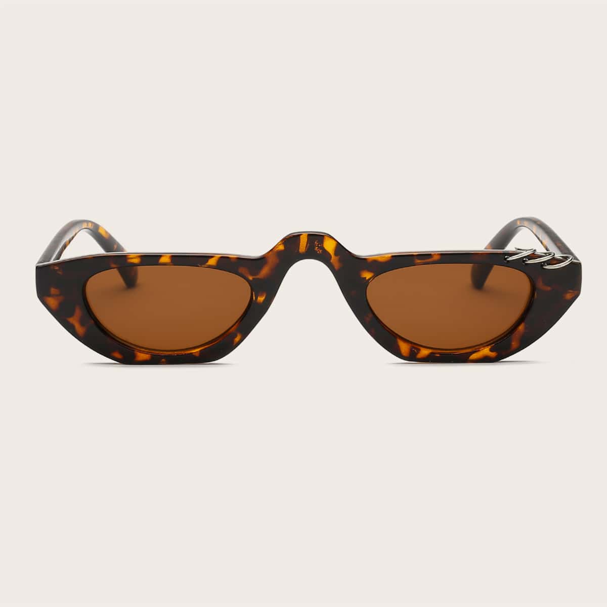 

Chain Decor Frame Sunglasses