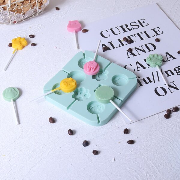 

1pc Cartoon Lollipop Mold, Green