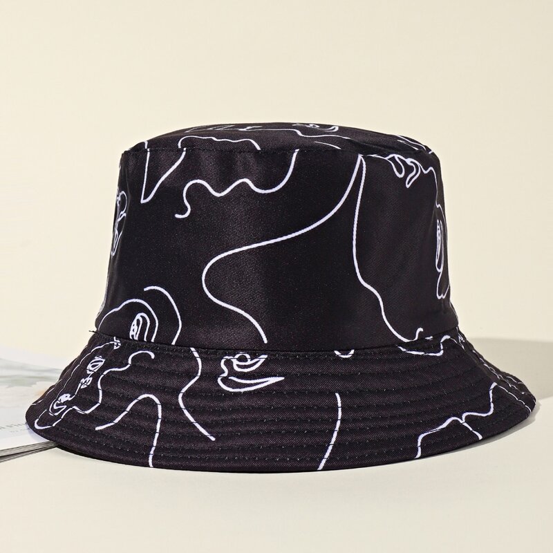 

Graphic Bucket Hat, Black