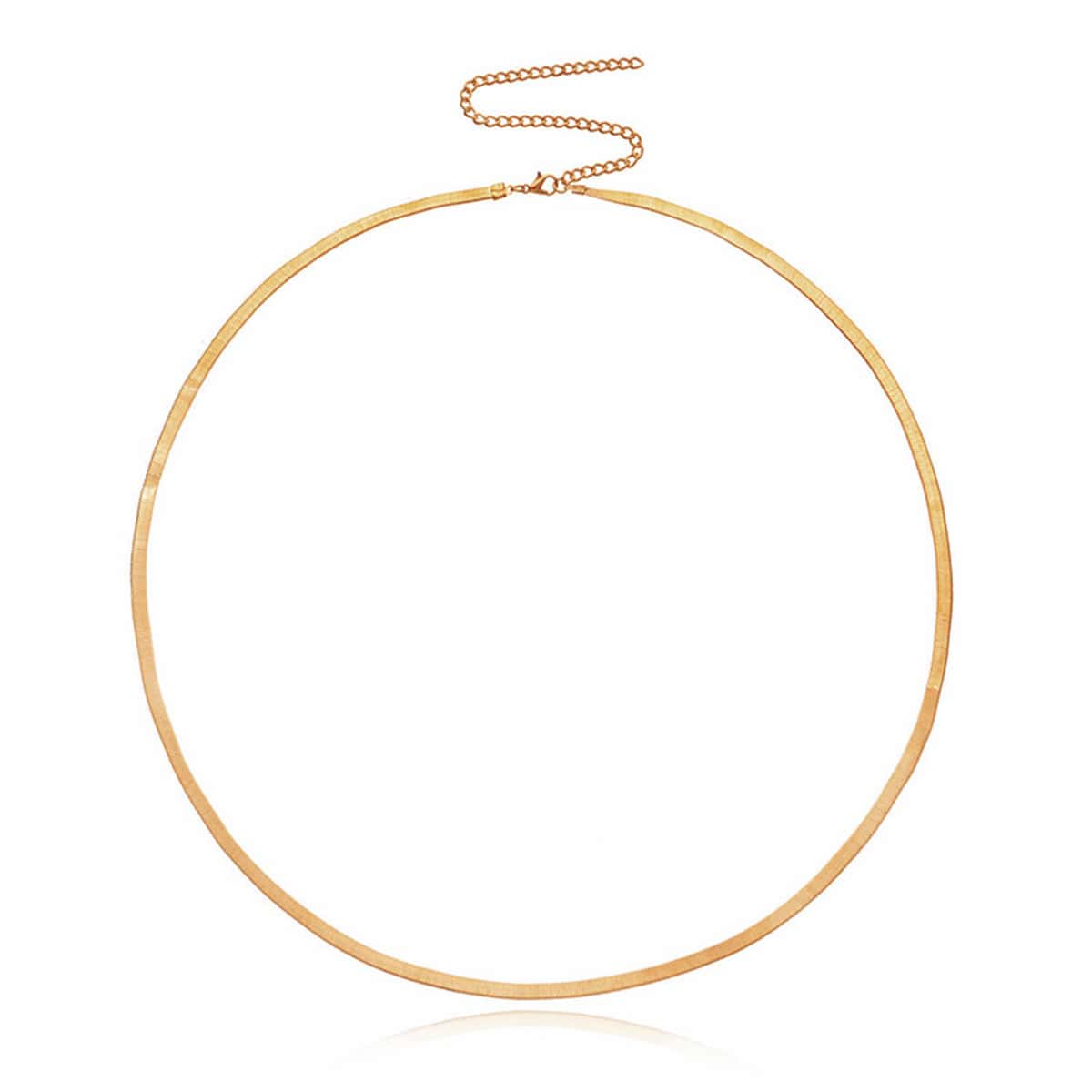 

1pc Solid Waist Chain, Gold