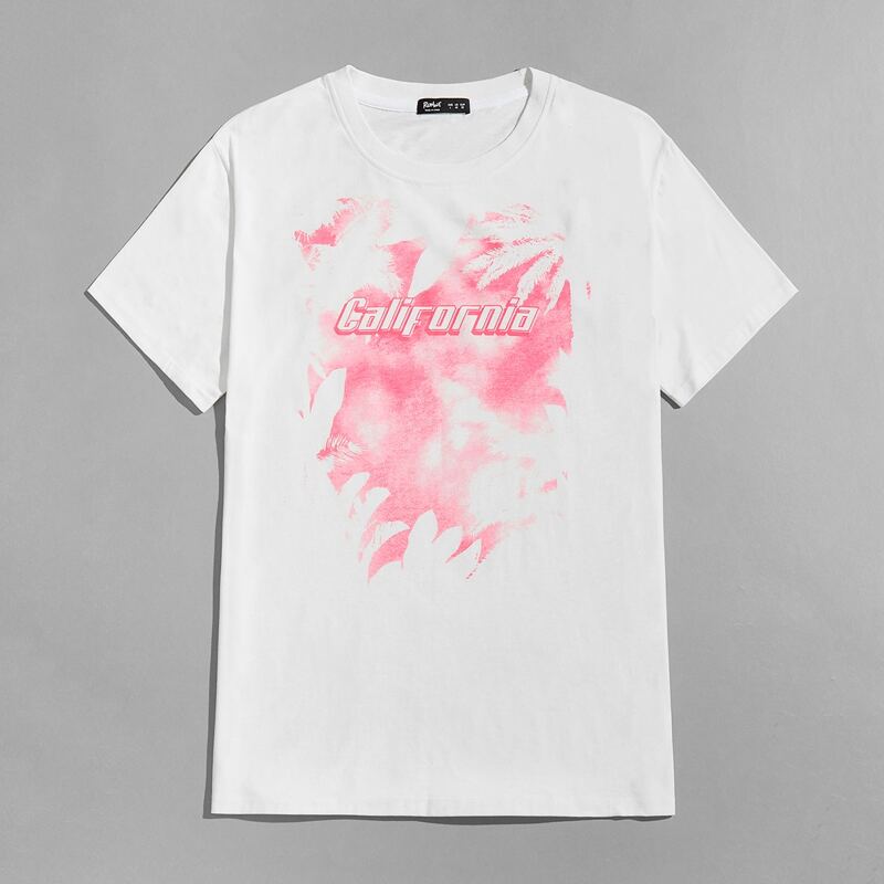 

Guys Letter Graphic Tee, White
