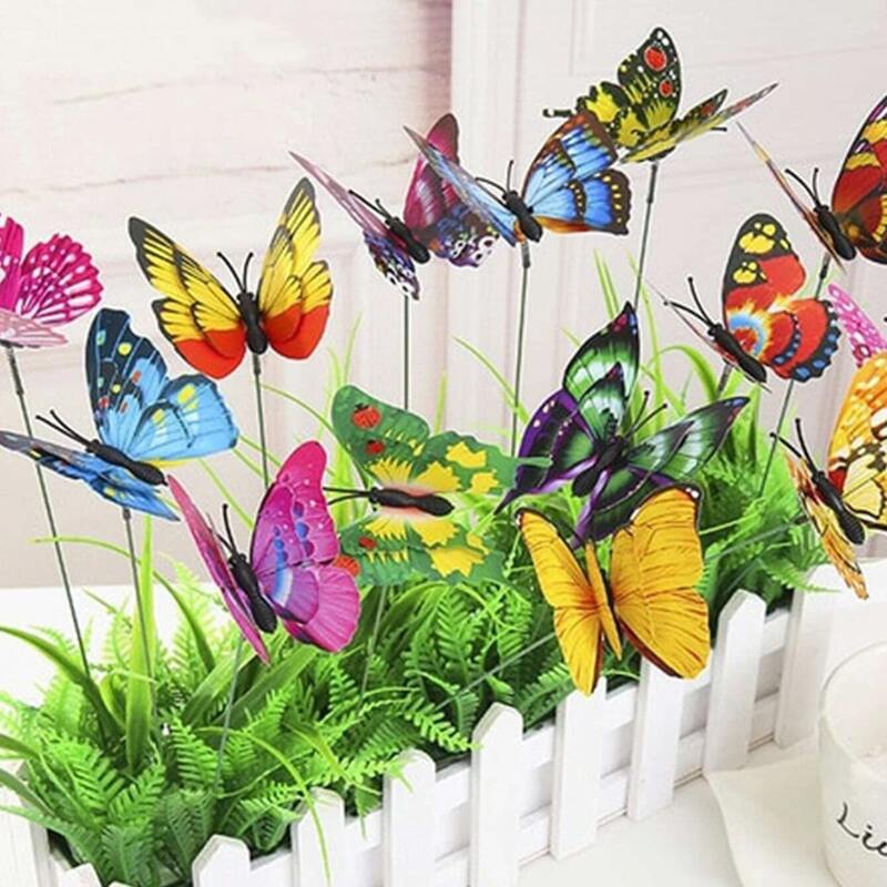 

10pcs Random Butterfly Ornament, Multicolor