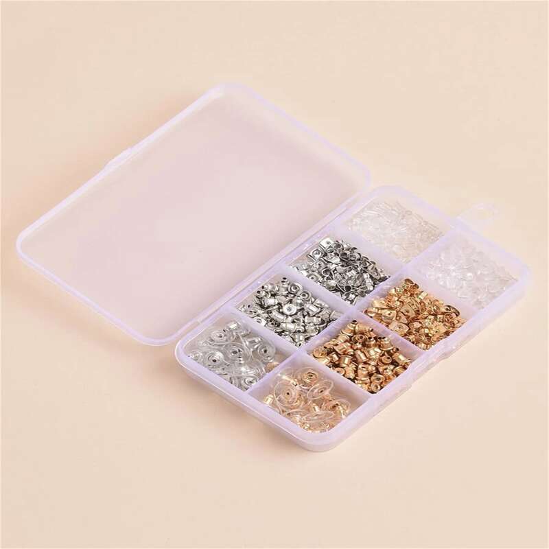 

640pcs Earring Plug Jewelry Accessory, Multicolor