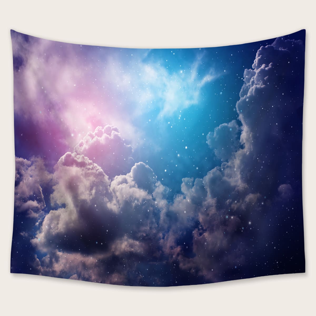 

Cloud Print Tapestry, Multicolor