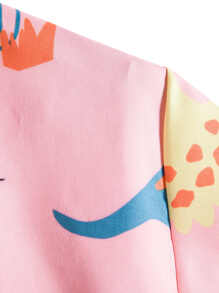 Manfinity Chillmode 男士隨意恐龍印花襯衫 - 彩色 - 查看 5