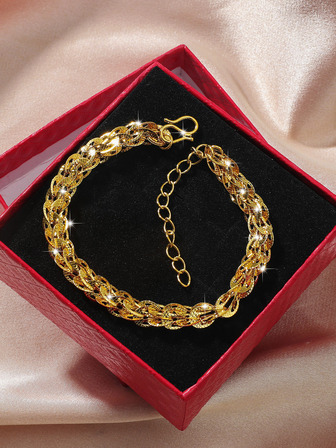 極簡風格扣環手鏈