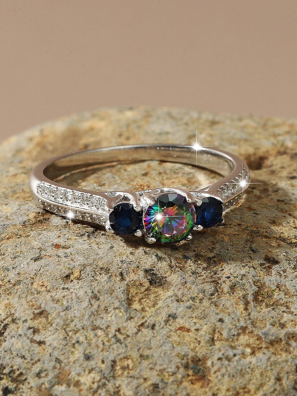 1pc Glamorous Cubic Zirconia Decor Ring For Women For Gift For Party Banquet Wedding