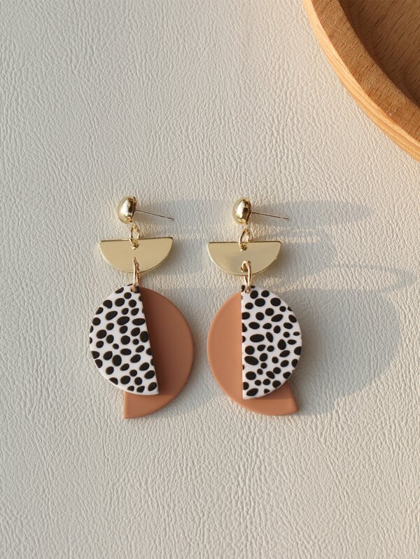 Geometric Drop Earrings