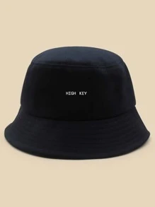 Mũ xô đồ họa chữ cái - màu đen - Xem 1