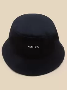 Mũ xô đồ họa chữ cái - màu đen - Xem 2