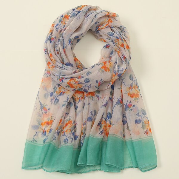 

Ditsy Floral Print Twilly, Multicolor