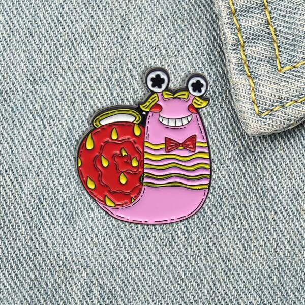 

Kids Snail Pattern Brooch, Multicolor