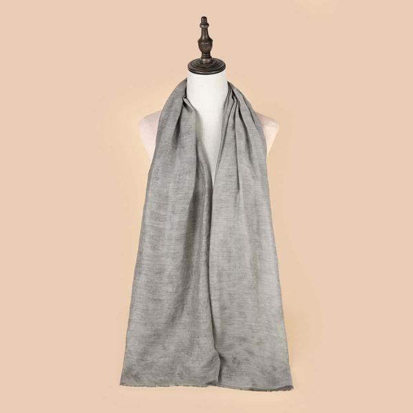 

Paisley Print Scarf, Grey
