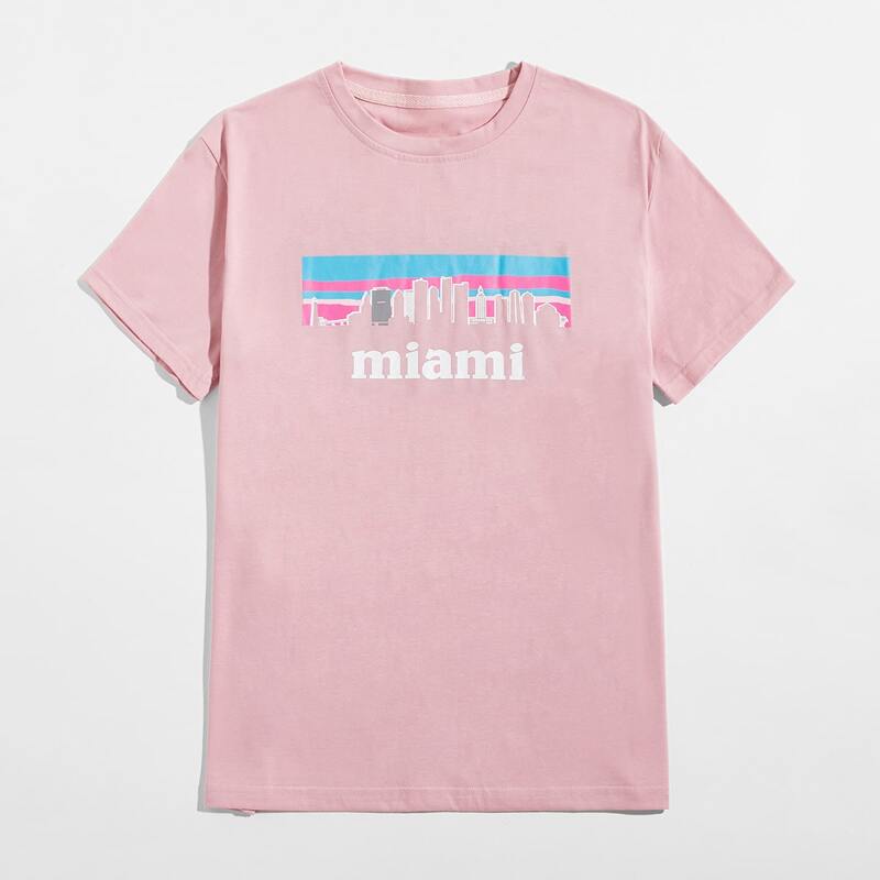 

Guys Letter Tee, Baby pink