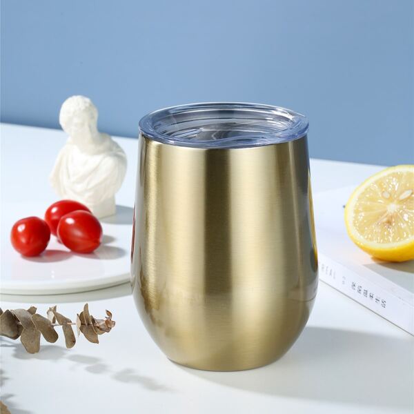 

1pc Stainless Steel Cup, Gold