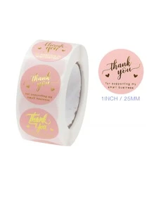 5rolls Slogan Graphic Sticker - Multicolor - View 6