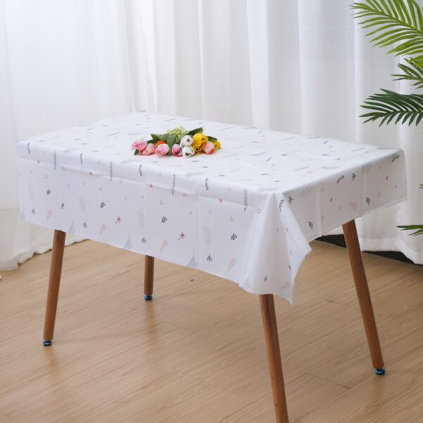 

Plant Print Water Proof Tablecloth, Multicolor