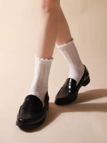 Vớ thuyền viên rắn - trắng - Xem 1