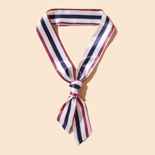 

Striped Twilly Scarf, Multicolor