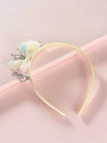 Băng đô trang trí nơ & vương miện cho bé gái - Nhiều màu - Xem 3