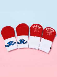 4 cái Mẫu Ngẫu nhiên Vớ Vật nuôi - Nhiều màu - Xem 3