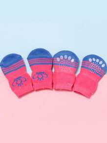 4 cái Mẫu Ngẫu nhiên Vớ Vật nuôi - Nhiều màu - Xem 5