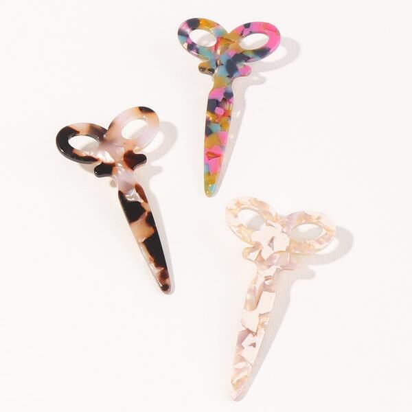 

3шт Зажим для волос, Многоцветный