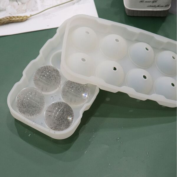 

1pc 8 Hole Ice Mold, Clear