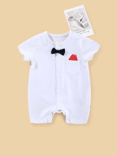 Peninsula Baby رومبير مدرز بجيب بتفاصيل فيونكة